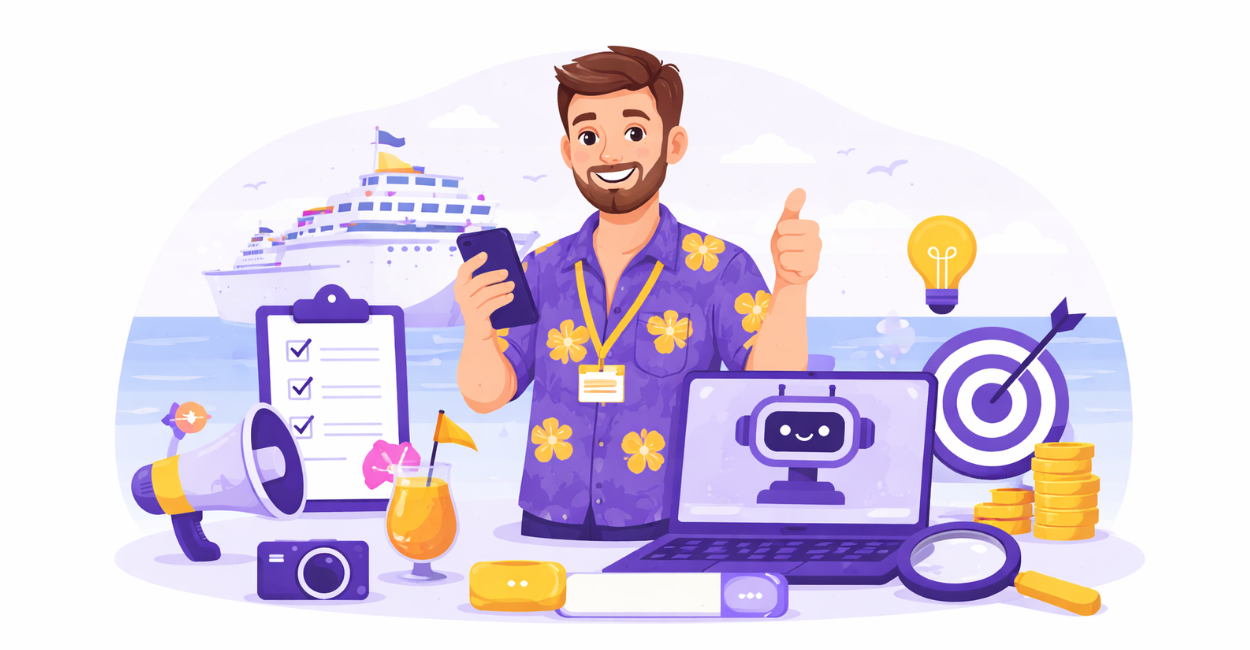 Marketers Cruise 2026 Hot Tips Networking, AI & Profitable Resources That Actually Work - Header